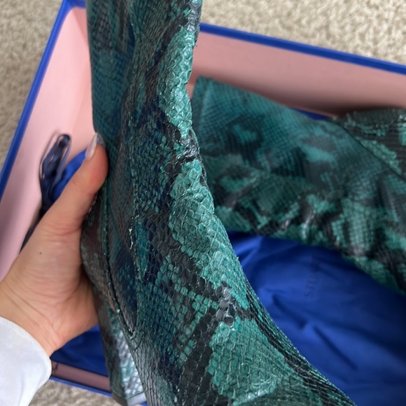 Stuart Weitzman Fifer 80 Emerald Boot - Picture 7 of 16